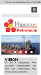 Mobile Screenshot of hibiscuspetroleum.com